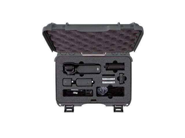 Nanuk 909 Waterproof Hard Case with Custom Foam for DJI Osmo Pocket 3, Graphite