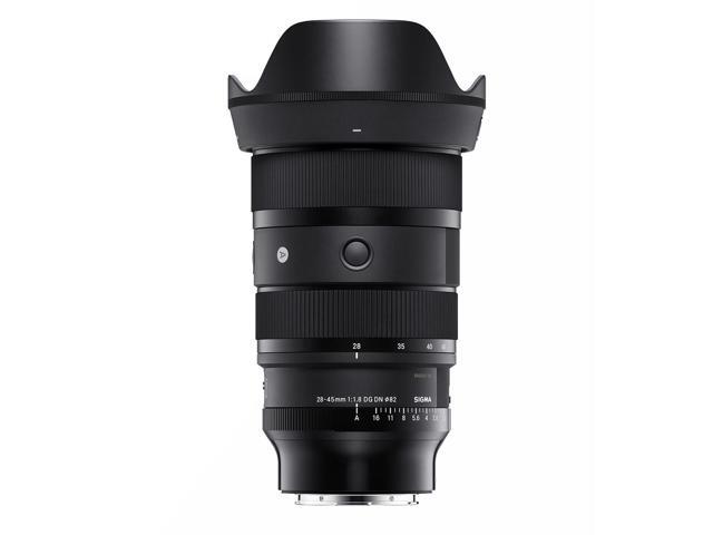 Sigma 28-45mm f/1.8 DG DN ART Lens for L Mount, Black, Bundle with 82mm Filter Kit, Lens Wrap, Cleaning Kit, Lens Cap Tether and Cleaning Cloth