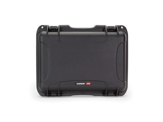 Nanuk 925 Waterproof Hard Case with 3-Pocket Lid Organizer and Padded Divider for Camera, Black