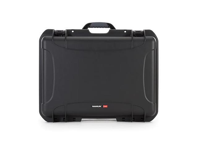 Nanuk 940 Waterproof Hard Case with 4-Pocket Lid Organizer and Padded Divider for Camera, Black