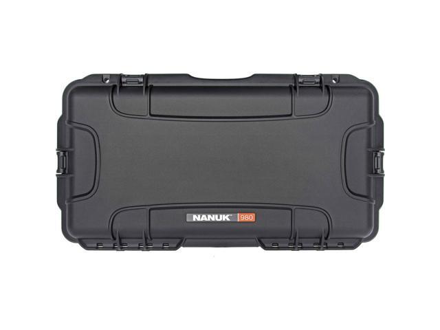 Nanuk 980 Waterproof Hard Case with Padded Divider, Black #980S-020BK-0A0