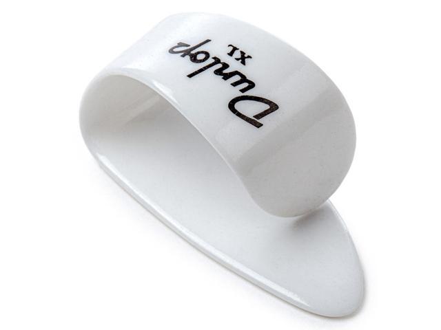 Dunlop Plastic Guitar Thumbpicks, Extra Large, White, 12-Pack
