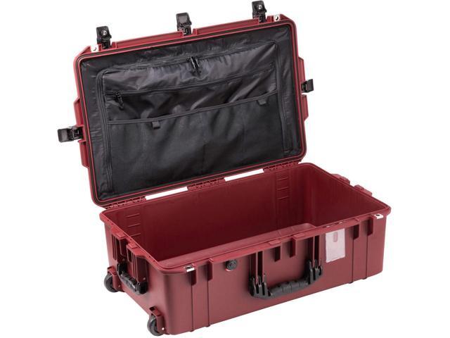 Pelican 1595TRVL Wheeled Air Travel Case with Organizer and Cubes, Oxblood