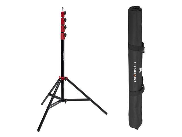 Flashpoint Pro Air-Cushioned Heavy-Duty Light Stand (Red, 9.5') #FP-S-9-RD-V2