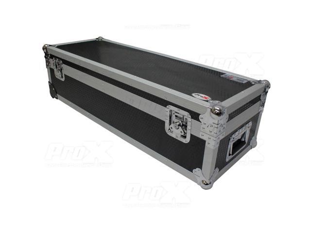 ProX XS-UTL12W 40' Utility Case with Low Profile Wheels,Honeycomb Black Laminate