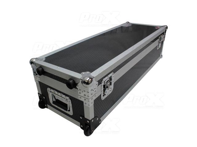 ProX XS-UTL12W 40' Utility Case with Low Profile Wheels,Honeycomb Black Laminate