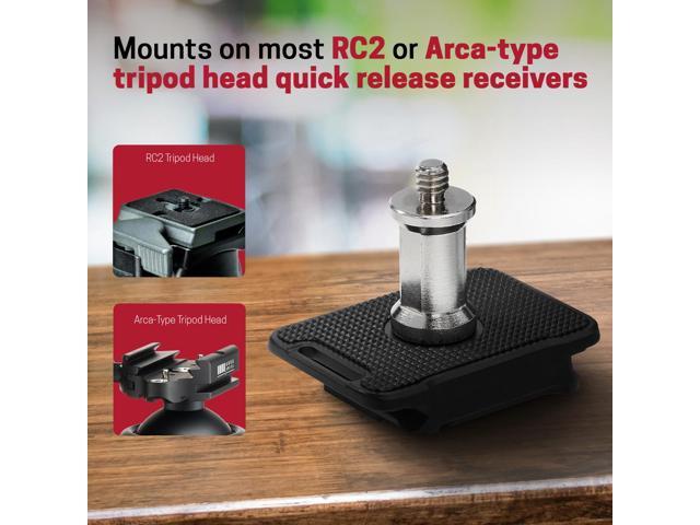 3Pod Baby Pin Plate, Arca and RC2 Compatible, Convert Your Tripod to a Light Stand with Multi-Mount Tripod Plate