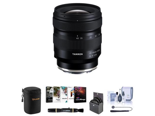 Tamron 20-40mm f/2.8 Di III VXD Lens for Sony E Bundle with Corel PC Software Kit, 67m Filter Kit, Lens Case, Lens Cleaner, Cleaning Kit, Universal...