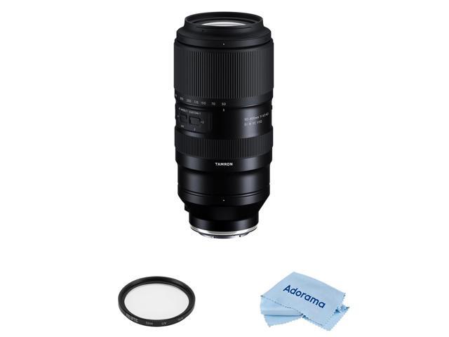 Tamron 50-400mm f/4.5-6.3 Di III VC VXD Lens for Sony E Bundle with 67mm UV Filter, Cleaning Kit