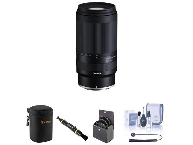 Tamron 70-300mm f/4.5-6.3 Di III RXD Lens for Nikon Z Bundle with 67mm Filter Kit, Lens Case, Lens Cleaner, Cleaning Kit, Universal Lens Cap Tether