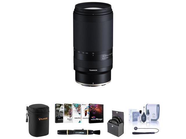 Tamron 70-300mm f/4.5-6.3 Di III RXD Lens for Nikon Z Bundle with Corel PC Software Kit, 67mm Filter Kit, Lens Case, Lens Cleaner, Cleaning Kit,...
