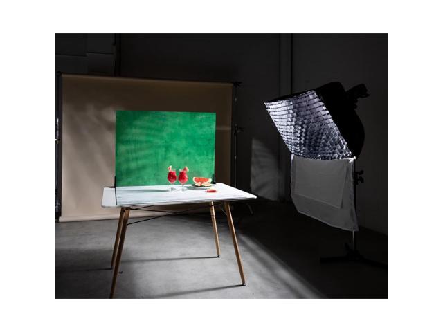 V-FLAT WORLD Duo Board - 30x40' Double Sided Surface Board, Emerald City/Citrus Burst