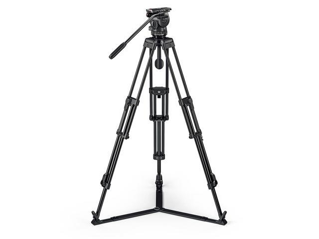 Sachtler FSB 6 MK II Fluid Head with ENG 75/2 D HD 3-Section Aluminum Tripod and SP 75 Ground Spreader