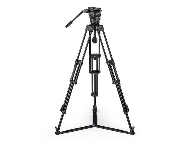 Sachtler FSB 6 MK II Fluid Head with ENG 75/2 D HD 3-Section Aluminum Tripod and SP 75 Ground Spreader