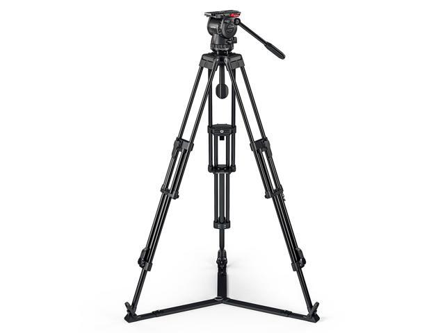 Sachtler FSB 6 MK II Fluid Head with ENG 75/2 D HD 3-Section Aluminum Tripod and SP 75 Ground Spreader