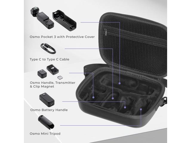 Aries Carrying Bag for DJI Osmo Pocket 3 Gimbal Camera, Creator Combo