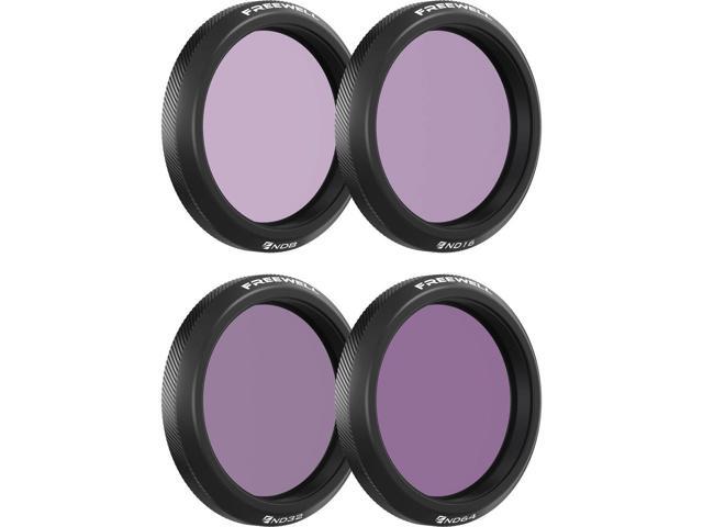 Freewell Standard Day ND Filter Kit for DJI Osmo Action 5 Pro, Action 4, Action 3 Camera, 4-Pack