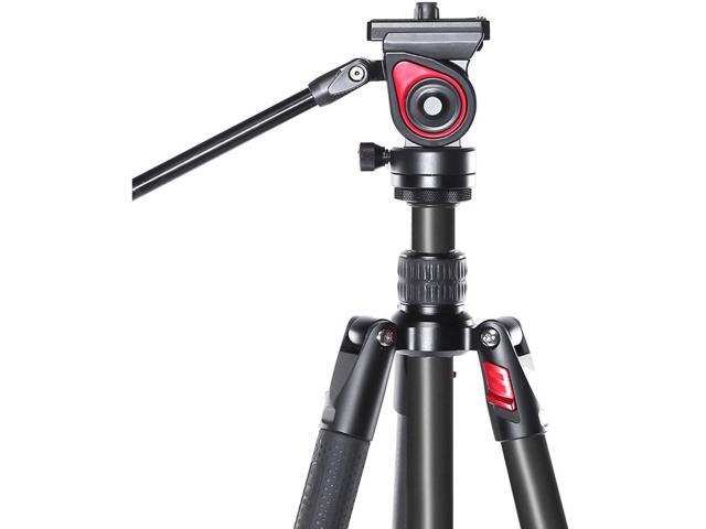 Came-TV TP-801A 4-Section Aluminum Video Tripod with Fluid Head Max