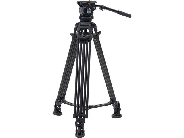 Ikan E-Image EG05C2 3-Section Carbon Fiber Tripod with GH05 Fluid Video Head and Mid-Level Spreader