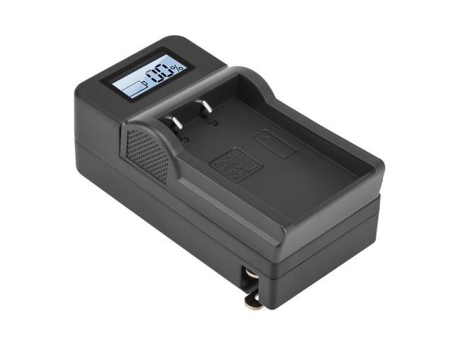 Green Extreme Compact Smart Charger with LCD Screen for Olympus BLS-50