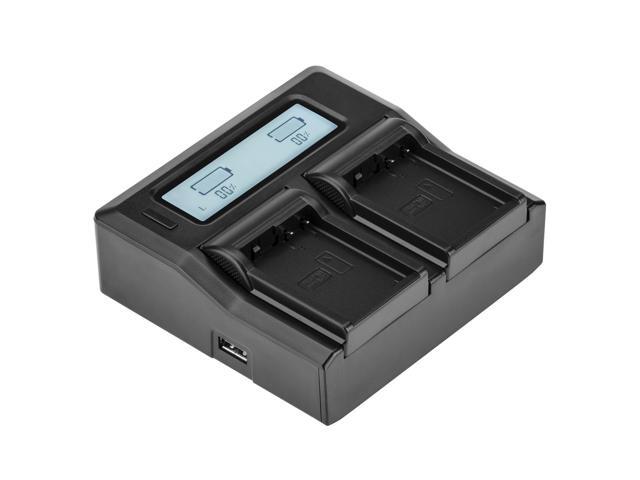 Green Extreme Dual Smart Charger with LCD Screen for Panasonic DMW-BLC12