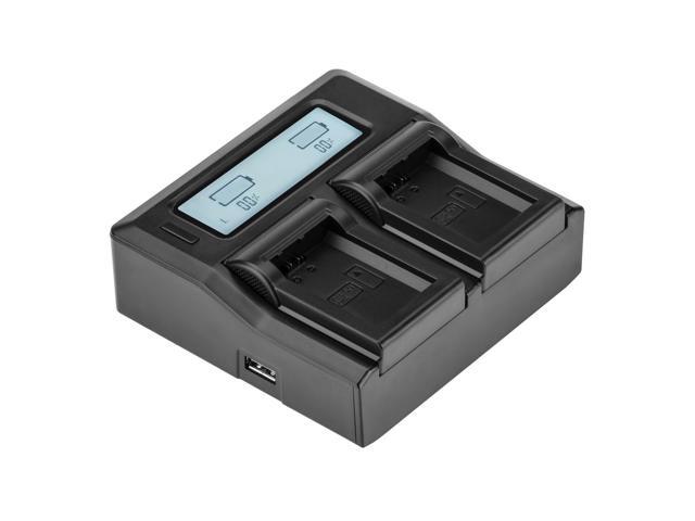 Green Extreme Dual Smart Charger with LCD Screen for Sony NP-FW50 #GX-CH2-NPFW50