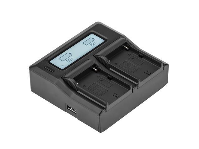 Green Extreme Dual Smart Charger with LCD Screen for Sony L & M #GX-CH2-NPF970