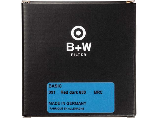 B + W 46mm Basic 091M MRC Filter, Dark Red 630 #66-1102695