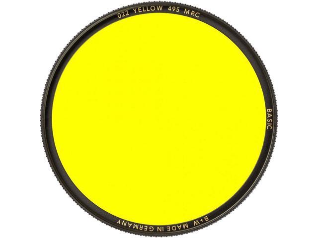 B + W 58mm Basic 022M MRC Filter, Yellow 495 #66-1102641