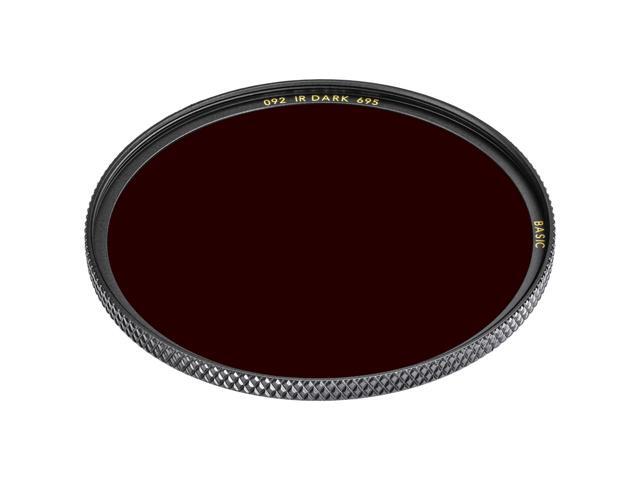 B + W 62mm Basic 092 Infrared Filter, Dark Red 695 #65-1102765