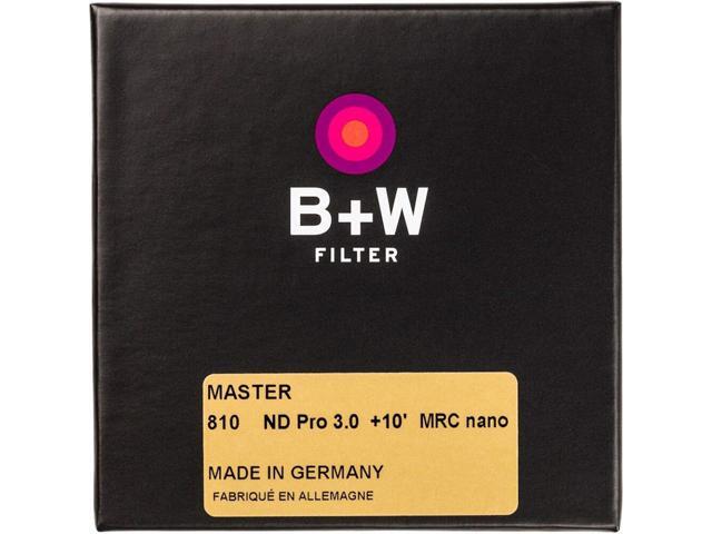 B + W 82mm Master 810M ND 3.0 10-Stop MRC Nano Neutral Density Filter #661101617