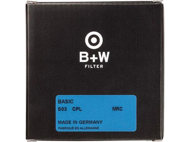 B + W 95mm Basic Circular Polarizer MRC Filter #66-1100757