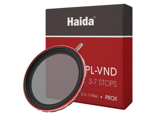 Haida 77mm PROII 0.9-2.1 3-7 Stops Multi-Coated CPL-VND 2-In-1 Filter #HD4781-77