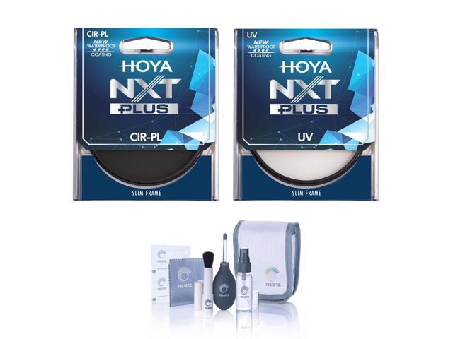 Hoya NXT Plus 58mm Multi-Coated CPL and UV Lens Filter Kit with Cleaning Kit
