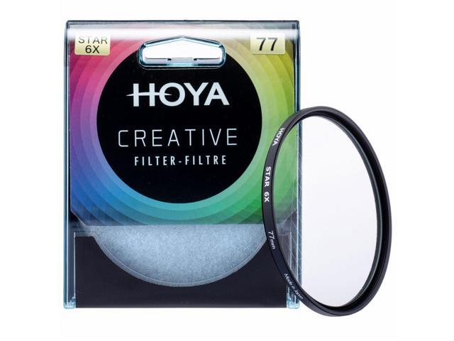 Hoya 77mm Creative Star 6X Cross Screen Glass Filter #HR-77STAR6