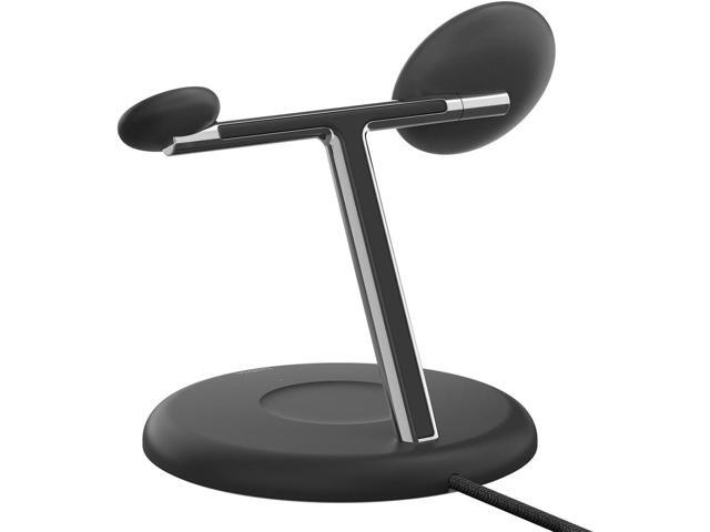 Belkin - 3-in-1 Stand 15W Qi2 Wireless Charger, Fast Charging for iPhone 17, AirPods, Apple Watch, & More (36W Included) - Black - image 10