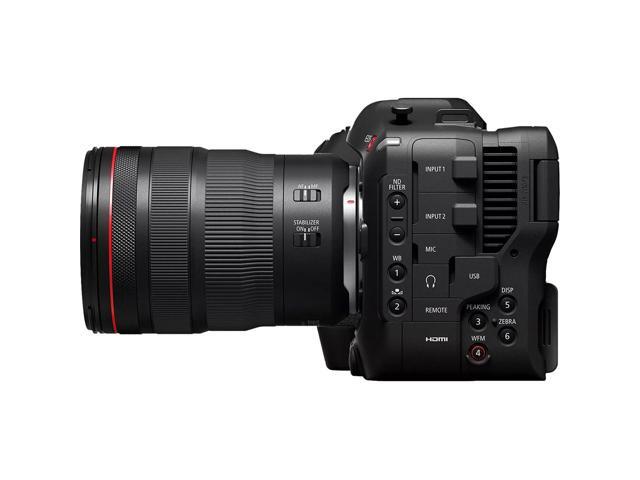 Canon - EOS C70 4K Video Mirrorless Cinema Camera with RF24-70 f/2.8 L IS USM Lens - Black - image 4