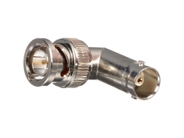 Comprehensive Premium 75 Ohm Right Angle BNC Jack to Plug Video Adapter #BJ-BP-L
