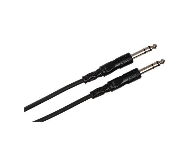 Hosa Technology 2x Stereo 1/4' Male Phone to 1/4' Male Phone TRS Cable, 15'