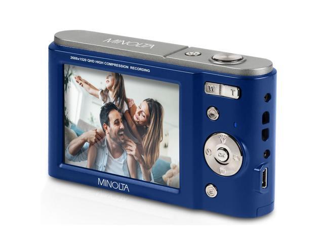 Minolta MND20 44 MP / 2.7K Ultra HD Digital Camera (Blue)