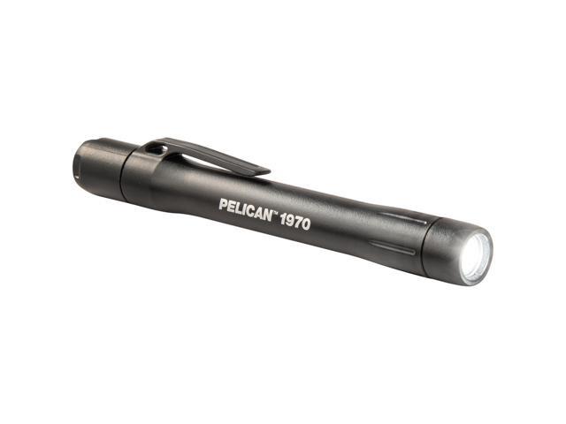 Pelican 1970 LED Pen Flashlight, 139 Lumens, AAA Battery Power Black