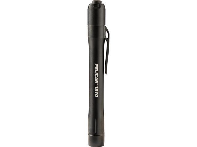 Pelican 1970 LED Pen Flashlight, 139 Lumens, AAA Battery Power Black