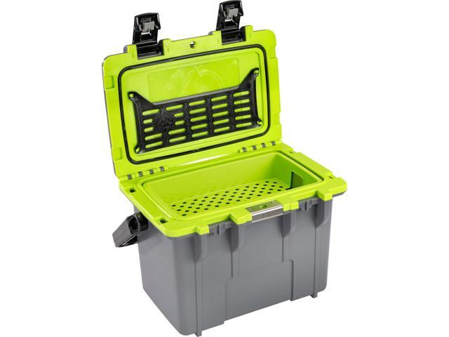 Pelican 14QT Personal Cooler, Dark Gray/Green #14Q-1-DKGRYEGRN