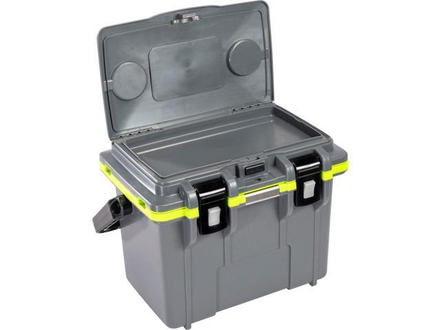 Pelican 14QT Personal Cooler, Dark Gray/Green #14Q-1-DKGRYEGRN
