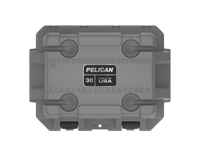Pelican 30QT Elite Cooler, Hand Carry, Dark Gray/Green #30Q-1-DKGRYEGRN