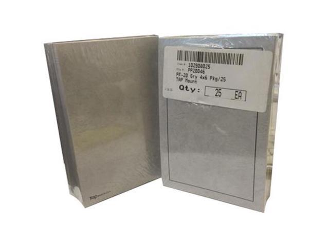 TAP PF-20 Picture Folder Frame for 4x6' Horizontal Photo, Gray Marble, 25-Pack