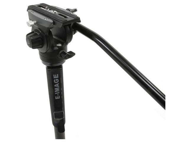 E-Image E-Image MFC700 4-Stage Hands-Free Carbon Fiber Monopod with 610FH Fluid Head