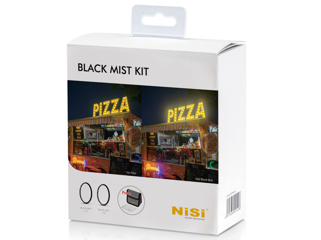 NiSi 82mm Black Mist Filter Kit with 1/4, 1/8 Filters and Case #NIR82BLKMISTKIT