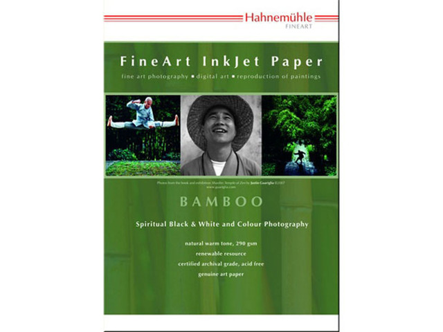 Hahnemuhle Bamboo 290 Smooth Matte Fine Art Paper (11x17'), 25 Sheets