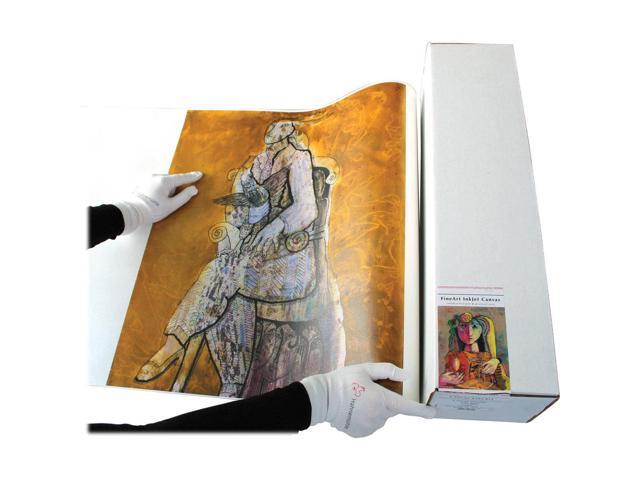 Hahnemuhle Metallic Fine Art Inkjet Canvas, Glossy Silver Surface, 350gsm, 60'x39' Roll, 3' Core